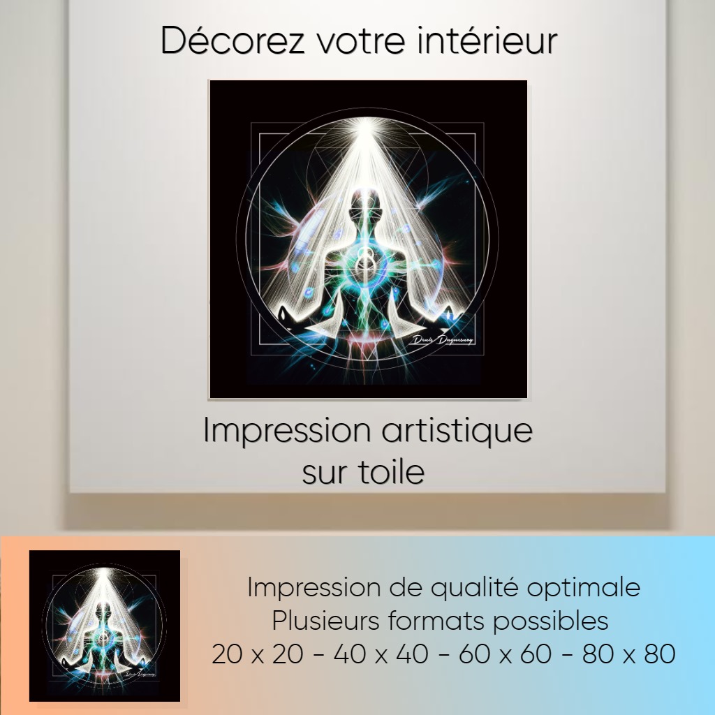 Tableau œuvre artistique sur toile Réf-0004