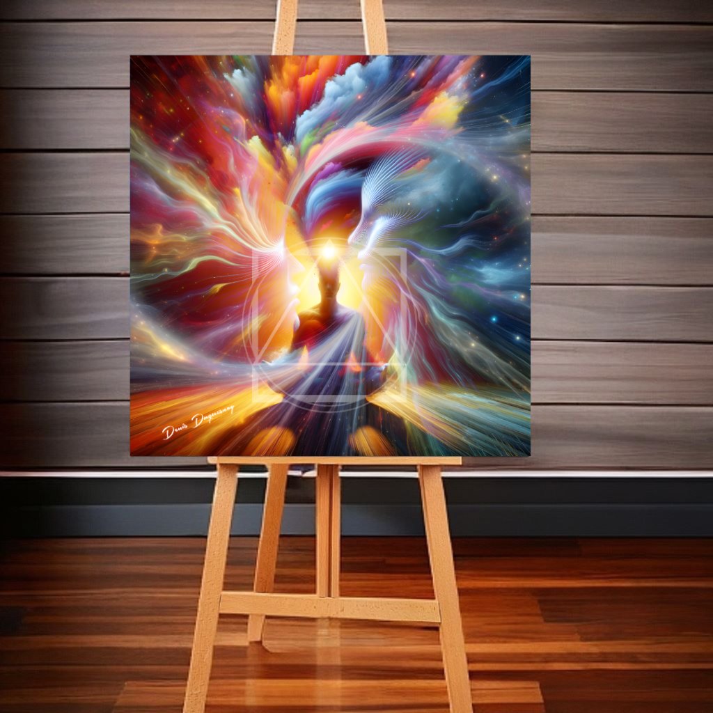 Tableau œuvre artistique sur toile Réf-0006