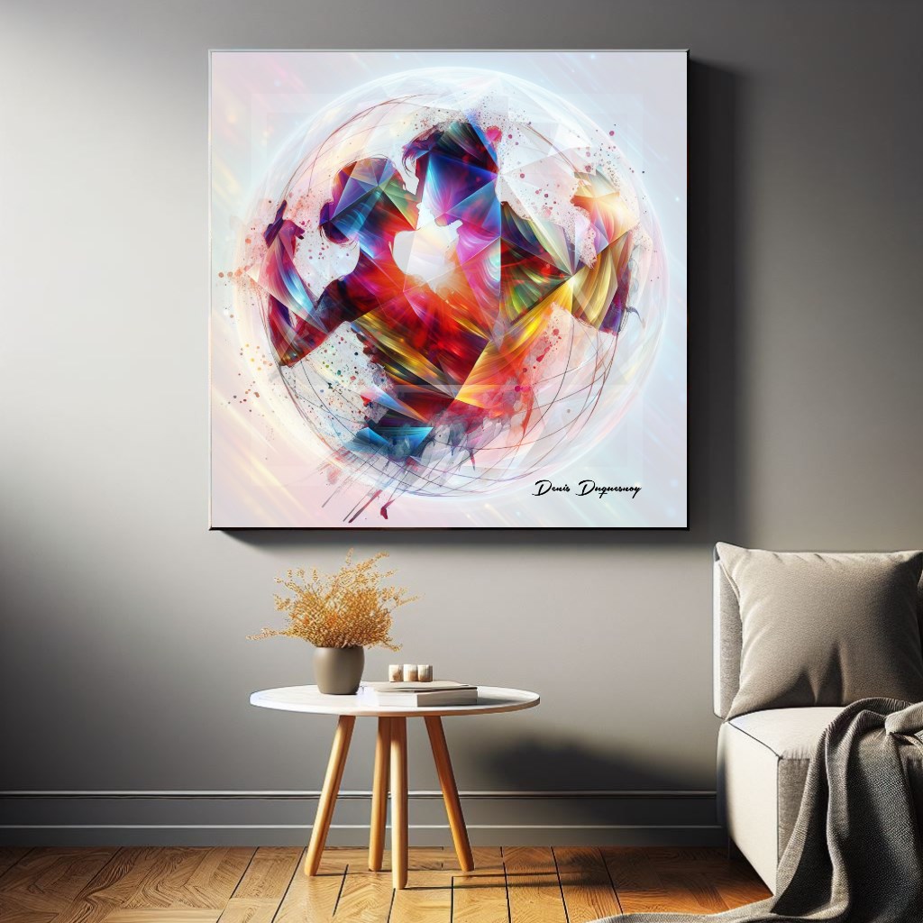 Tableau œuvre artistique sur toile Réf-0014