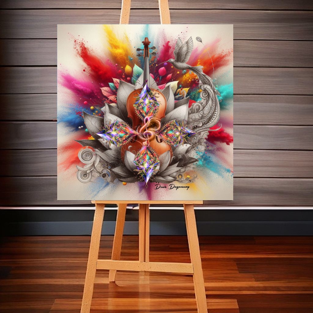 Tableau œuvre artistique sur toile Réf-0016