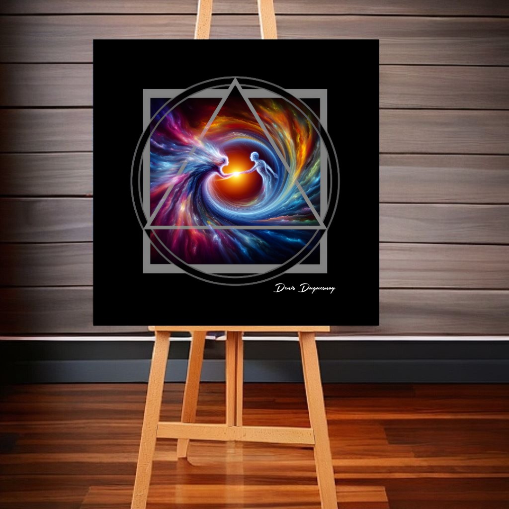 Tableau œuvre artistique sur toile Réf-0009