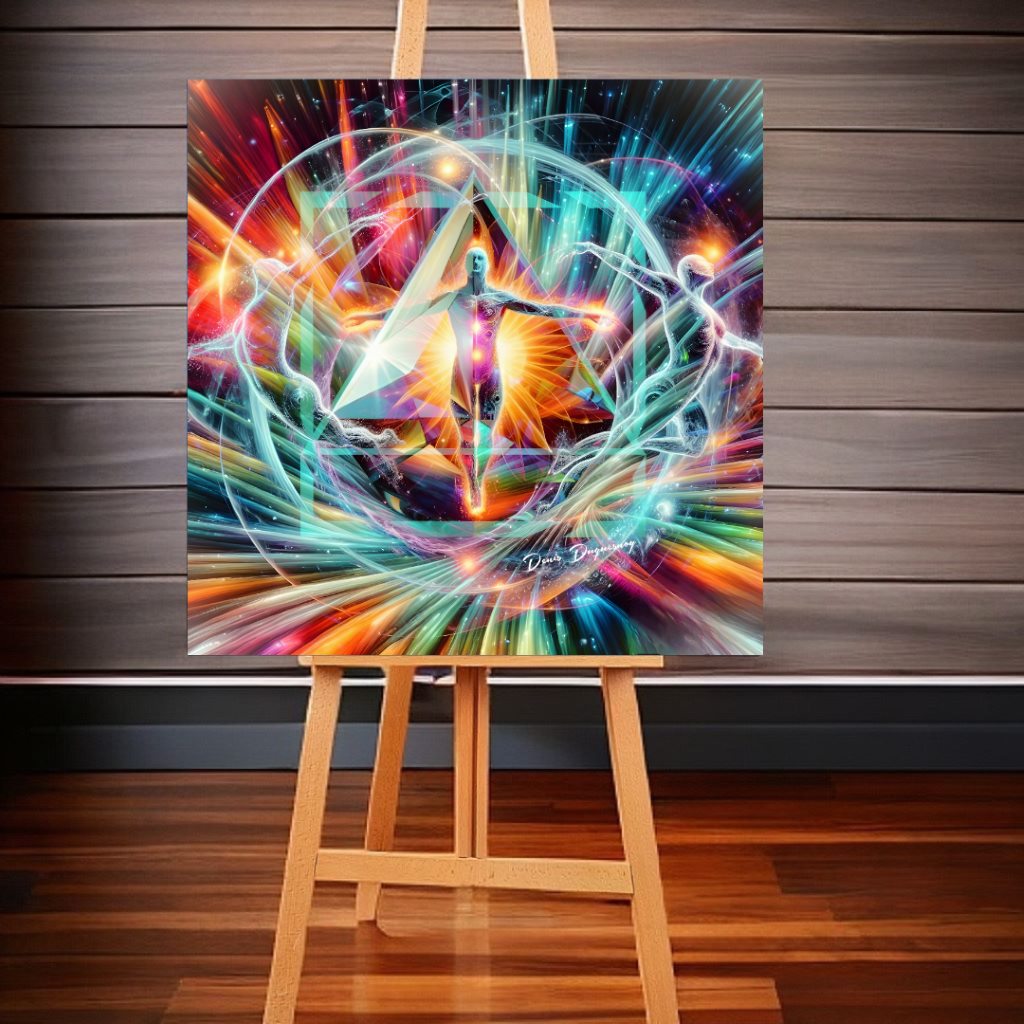 Tableau œuvre artistique sur toile Réf-0013