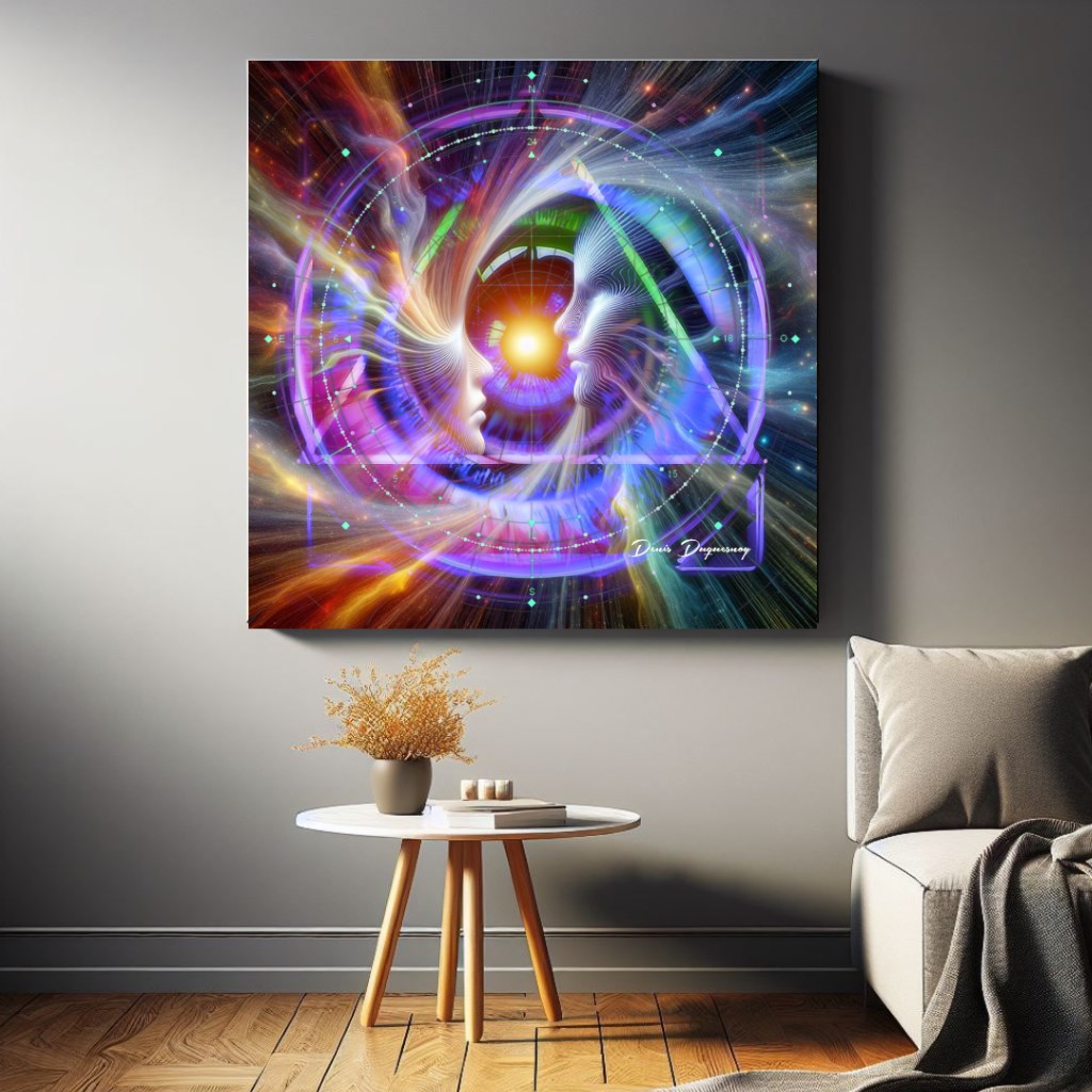 Tableau œuvre artistique sur toile Réf-0033